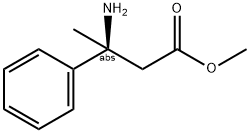 METHYL (3S)-3-AMINO-3-PHENYLBUTANOATE Struktur