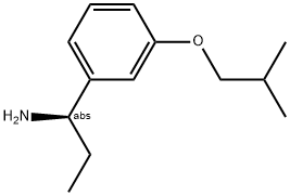 (1R)-1-[3-(2-METHYLPROPOXY)PHENYL]PROPYLAMINE Struktur