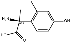 (2S)-2-AMINO-2-(4-HYDROXY-2-METHYLPHENYL)PROPANOIC ACID Struktur