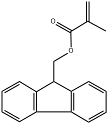 9-FLUORENE METHYL METHACRYLATE Struktur