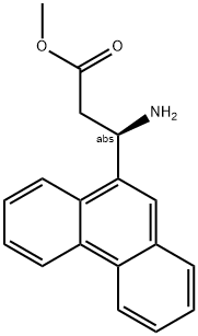 METHYL (3R)-3-AMINO-3-(9-PHENANTHRYL)PROPANOATE Struktur