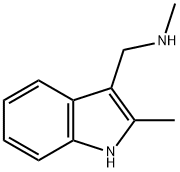 N-METHYL-N-[(2-METHYL-1H-INDOL-3-YL)METHYL]AMINE Struktur