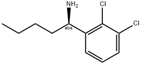 (1R)-1-(2,3-DICHLOROPHENYL)PENTYLAMINE Struktur