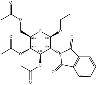 ETHYL 3,4,6-O-TRI-O-ACETYL-2-DEOXY-2-PHTHALIMIDO-BETA-D-GLUCOPYRANOSIDE Struktur