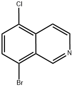 5-CHLORO-8-BROMOISOQUINOLINE Struktur