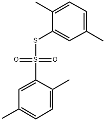 2,5-DIMETHYL-BENZENETHIOSULFONIC ACID S-(2,5-DIMETHYL-PHENYL) ESTER Struktur