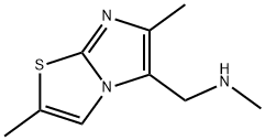 N-[(2,6-DIMETHYLIMIDAZO[2,1-B][1,3]THIAZOL-5-YL)METHYL]-N-METHYLAMINE Struktur