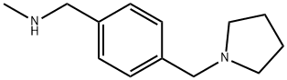 N-METHYL-4-(PYRROLIDIN-1-YLMETHYL)BENZYLAMINE Struktur