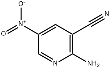 2-AMINO-3-CYANO-5-NITROPYRIDINE Struktur