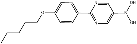 2-(4-PENTYLOXYPHENYL)PYRIMIDINE-5-BORONIC ACID Struktur