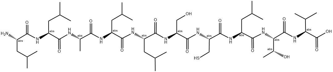 H2N-LLALLSCLTV-OH Struktur
