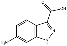 6-AMINO-(1H)INDAZOLE-3-CARBOXYLIC ACID Struktur