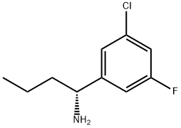 (1R)-1-(5-CHLORO-3-FLUOROPHENYL)BUTYLAMINE Struktur