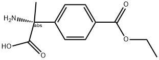 (2R)-2-AMINO-2-[4-(ETHOXYCARBONYL)PHENYL]PROPANOIC ACID Struktur