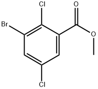 METHYL 3-BROMO-2,5-DICHLOROBENZOATE Struktur