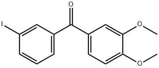 3,4-DIMETHOXY-3'-IODOBENZOPHENONE Struktur