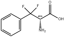 (S)-2-AMINO-3,3-DIFLUORO-3-PHENYLPROPIONIC ACID Struktur