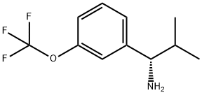 (1S)-2-METHYL-1-[3-(TRIFLUOROMETHOXY)PHENYL]PROPYLAMINE Struktur