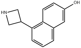 5-AZETIDIN-3-YL-NAPHTHALEN-2-OL Struktur