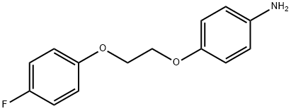 4-[2-(4-FLUORO-PHENOXY)-ETHOXY]-PHENYLAMINE Struktur