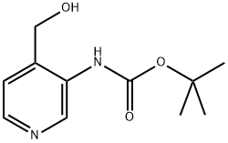 (4-HYDROXYMETHYL-PYRIDIN-3-YL)-CARBAMIC ACID TERT-BUTYL ESTER Struktur