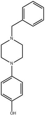 1-BENZYL-4-(4-HYDROXY-PHENYL)-PIPERAZINE Struktur