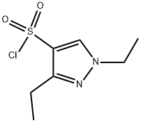 1,3-DIETHYL-1H-PYRAZOLE-4-SULFONYL CHLORIDE Struktur