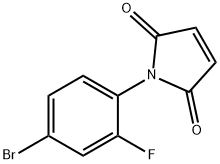 1-(4-BROMO-2-FLUOROPHENYL)-1H-PYRROLE-2,5-DIONE Struktur