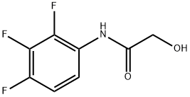 2-HYDROXY-N-(2,3,4-TRIFLUOROPHENYL)ACETAMIDE Struktur