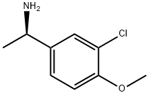 (1R)-1-(3-CHLORO-4-METHOXYPHENYL)ETHYLAMINE Struktur