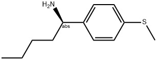 (1R)-1-(4-METHYLTHIOPHENYL)PENTYLAMINE Struktur