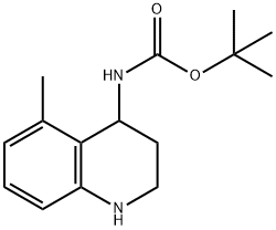 BOC-4-AMINO-5-METHYL-1,2,3,4-TETRAHYDROQUINOLINE Struktur