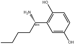 2-((1S)-1-AMINOPENTYL)BENZENE-1,4-DIOL Struktur