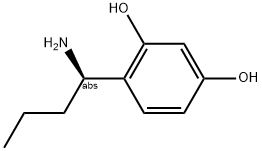 4-((1R)-1-AMINOBUTYL)BENZENE-1,3-DIOL Struktur