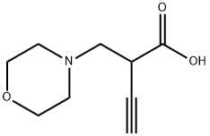 2-MORPHOLIN-4-YLMETHYL-BUT-3-YNOIC ACID Struktur