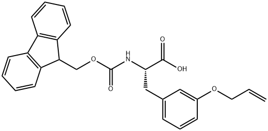 FMOC-L-M-TYROSINE(OALLYL) Struktur