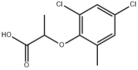 2-(4,6-DICHLORO-2-METHYL-PHENOXY)-PROPIONIC ACID Struktur