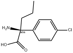 (2S)-2-AMINO-2-(4-CHLOROPHENYL)PENTANOIC ACID Struktur