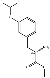 METHYL (2S)-2-AMINO-3-[3-(DIFLUOROMETHOXY)PHENYL]PROPANOATE Struktur