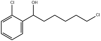 6-CHLORO-1-(2-CHLOROPHENYL)-1-HEXANOL Struktur