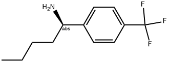 (1R)-1-[4-(TRIFLUOROMETHYL)PHENYL]PENTYLAMINE Struktur