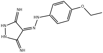 3,5-DIIMINOPYRAZOLIDIN-4-ONE (4-ETHOXYPHENYL)HYDRAZONE Struktur