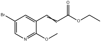 3-(5-BROMO-2-METHOXY-PYRIDIN-3-YL)-ACRYLIC ACID ETHYL ESTER price.