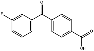 4-(3-FLUOROBENZOYL)BENZOIC ACID Struktur