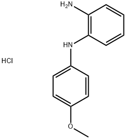 N-(2-AMINOPHENYL)-N-(4-METHOXYPHENYL)AMINE HYDROCHLORIDE Struktur