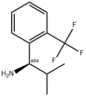 (1R)-2-METHYL-1-[2-(TRIFLUOROMETHYL)PHENYL]PROPYLAMINE Struktur