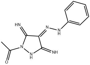 (4E)-1-ACETYL-3,5-DIIMINOPYRAZOLIDIN-4-ONE PHENYLHYDRAZONE