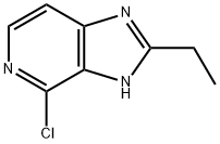 4-CHLORO-2-ETHYL-3H-IMIDAZO[4,5-C]PYRIDINE Struktur