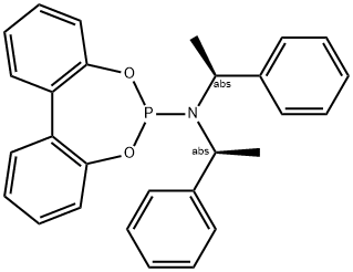 (S,S)-N-(5,7-DIOX-6-PHOSPHADIBENZO[A,C]CYCLOHEPTEN-6-YL)BIS(1-PHENYLETHYL)AMINE Struktur