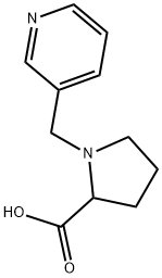 1-(PYRIDIN-3-YLMETHYL)PYRROLIDINE-2-CARBOXYLIC ACID Struktur